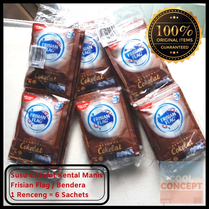 

ds211vz Susu Bendera Kental Manis Coklat Frisian Flag 1 Renceng 6 Sachet 40 Gr Xa201As