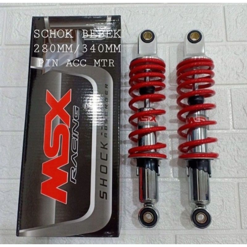 Shock Breakers Uk 280 &amp; 340 Shock Non Tabung Msx Racing Universal Untuk Semua Motor Bebek