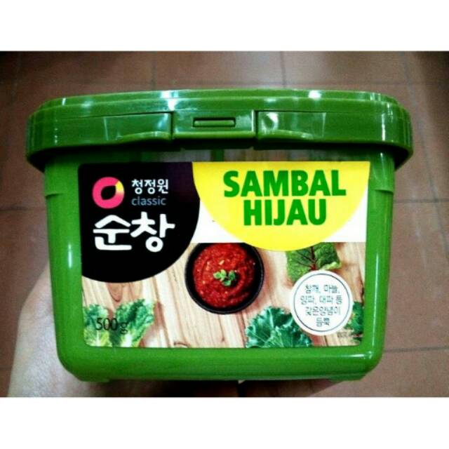 

Korean Sunchang Ssamjang Seasoned Bean Paste (Sambal Hijau Korea) 500g