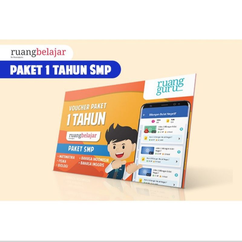Ruangguru Paket Belajar SD-SMP-SMA-UTBK diskon terbesar