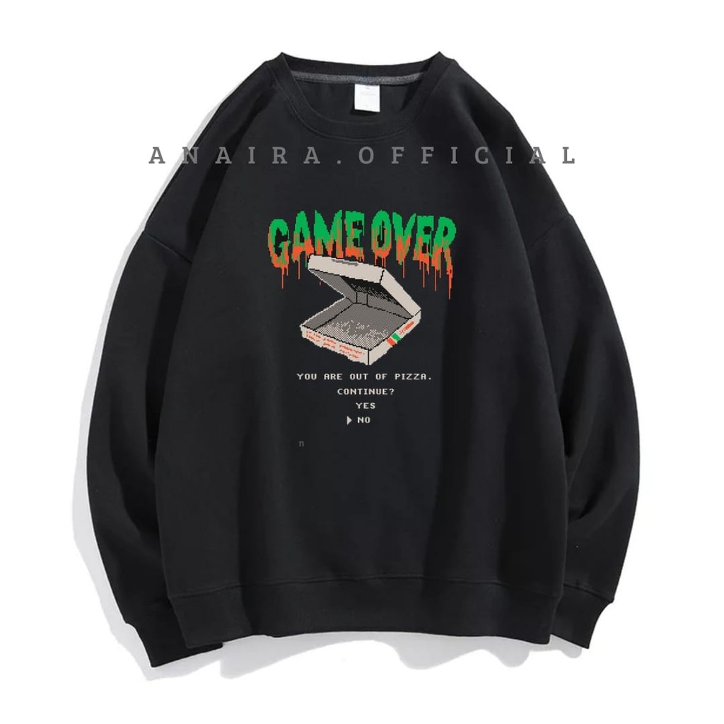 GAME OVER SWEATER PRIA WANITA TERBARU