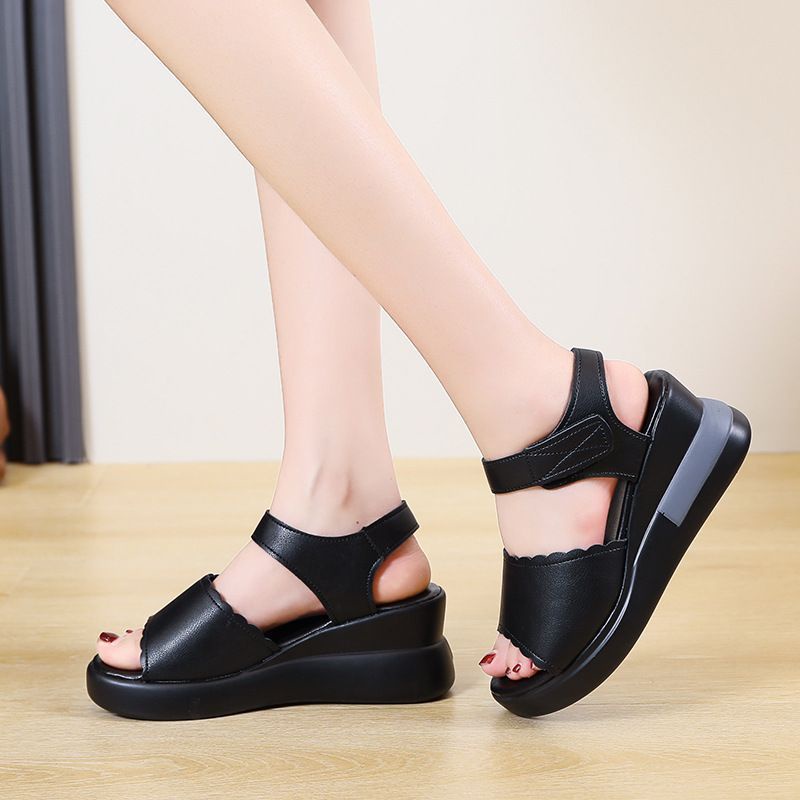 Permata Sandal Wedges Wanita Import M67 Sandal Tali Ringan Quality Premium