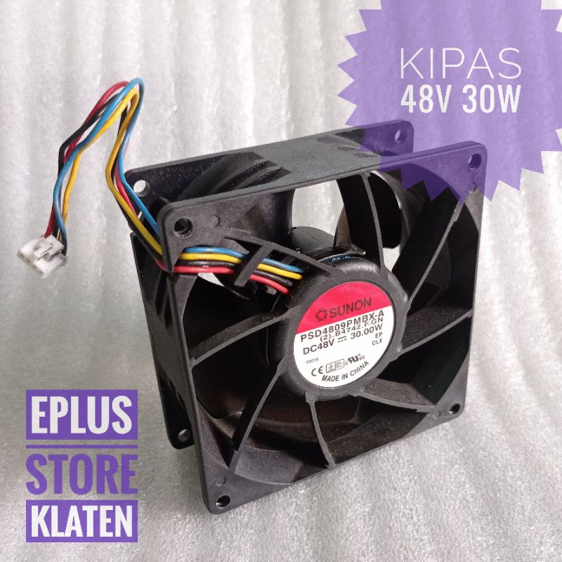 Kipas Server Sunon Ball Bearing 9cm 48V 30W DC fan PSD4809PMBX-A KP113