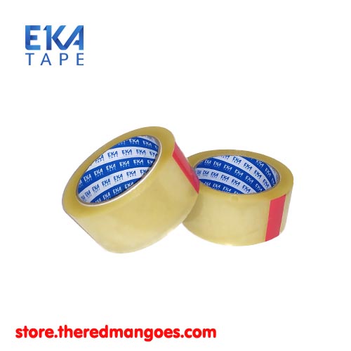

Eka Tape / Ekatape Merah By Daimaru OPP Tape Lakban Isolasi Plakban Selotip 45mm x 85yard Bening
