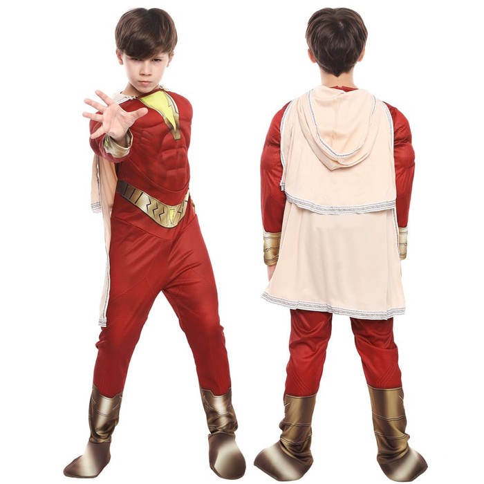 Shazam costume kids halloween costume kostum anak shazam