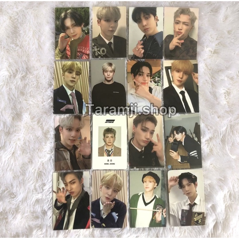 [BACA DESC] BUNDLE/PAIR ATEEZ PHOTOCARD ADULT YUNHO WOOYOUNG SG21 HONGJOONG SG20 FEVER EPILOGUE POB,