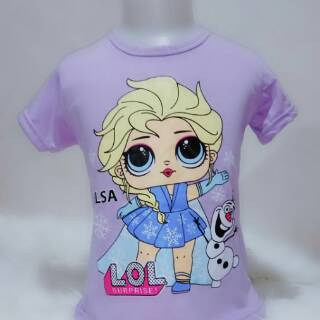  BAJU  ANAK  PEREMPUAN BAJU  ANAK  LOL FROZEN ELSA  2 9 TAHUN 