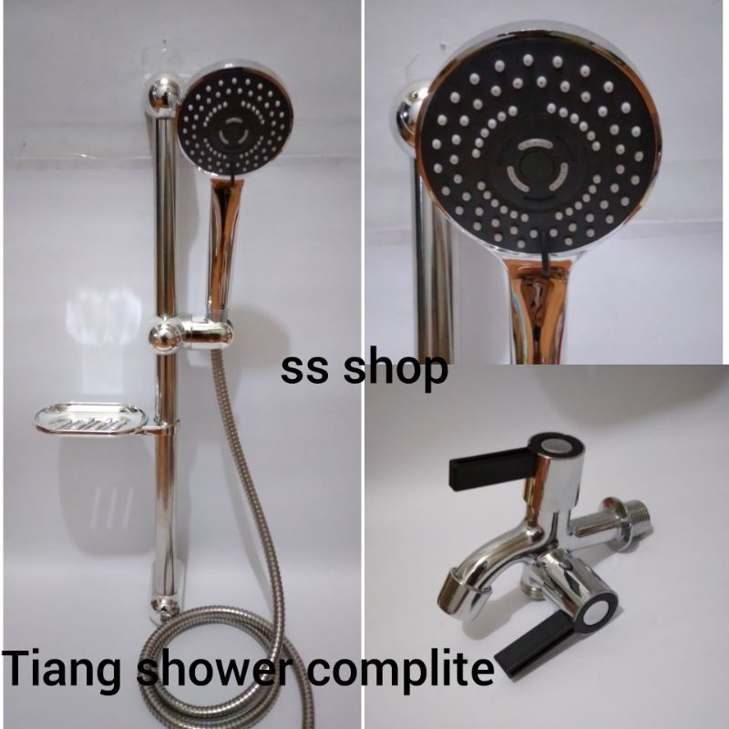 SHOWER TIANG PAKET KRAN CABANG/SHOWER MANDI/KRAN SHOWER/TIANG SHOWER/HAND SHOWER