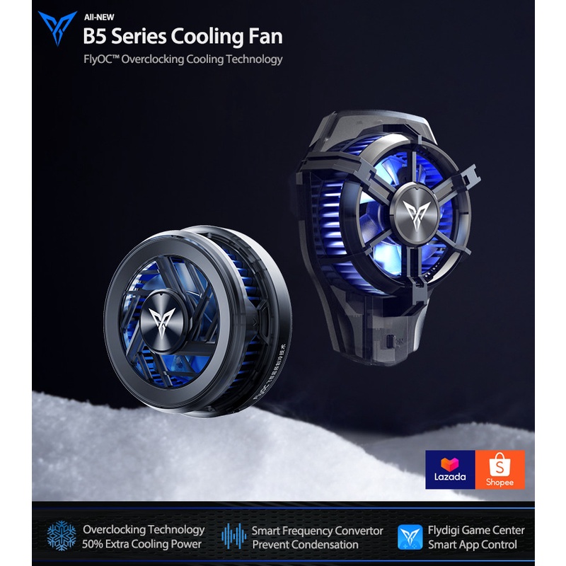 Flydigi Wasp Wing 2 Pro Super Fast Fan Cooling For Gaming Phone cooler