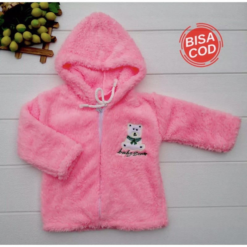 Jaket Bulu Lembut Lucu Termurah DNW BABY