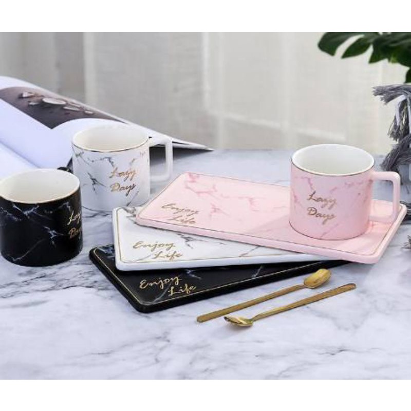 European Ceramic Coffee Cup and saucer