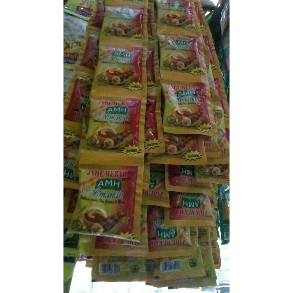 

jahe merah AMH shacet pedes dan seger