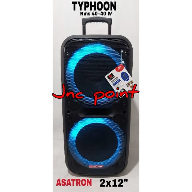 ASATRON Speaker Meeting Bluetooth Double 12&quot; TYPHOON - Garansi Resmi 1 Tahun