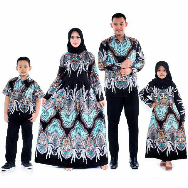 Baju Batik Couple keluarga Sarimbit Batik ori