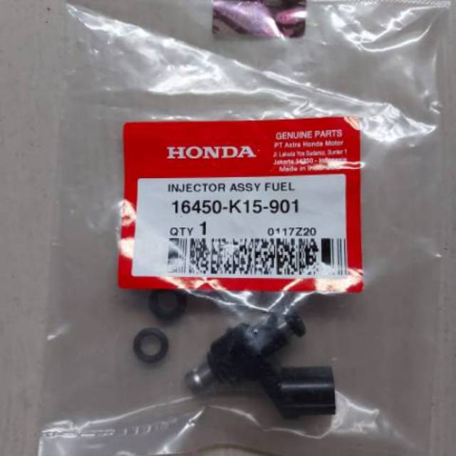 Injector assy fuel (k15-901) orsinil ahm CB150 R old 16450 k15 901 (6 hole)