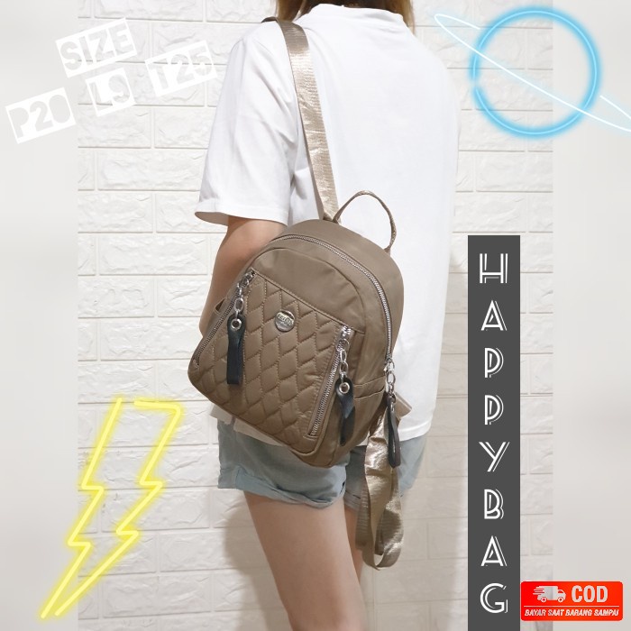 Laris ↓ Tas Ransel Wanita Kecil Mini Backpack Punggung Import TT826  Chibao Bordir 4Slet Cb1523 -