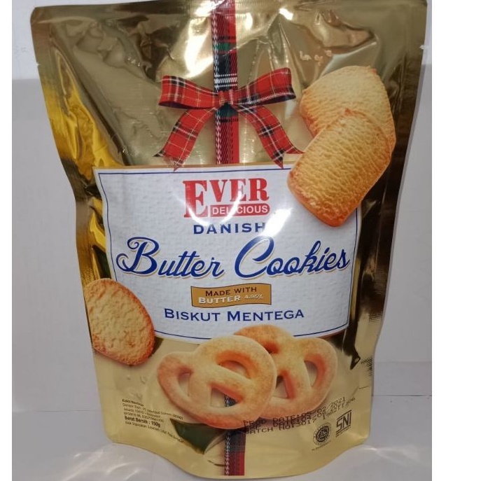 

Ever Delicious Danish Butter Cookies 150gr Biskuit Mentega Camilan