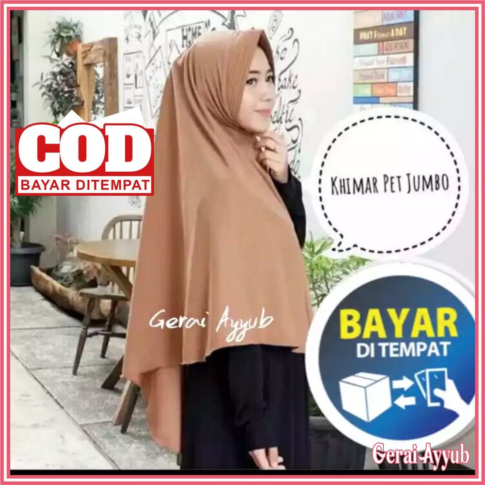Khimar syari pet antem hijab jilbab