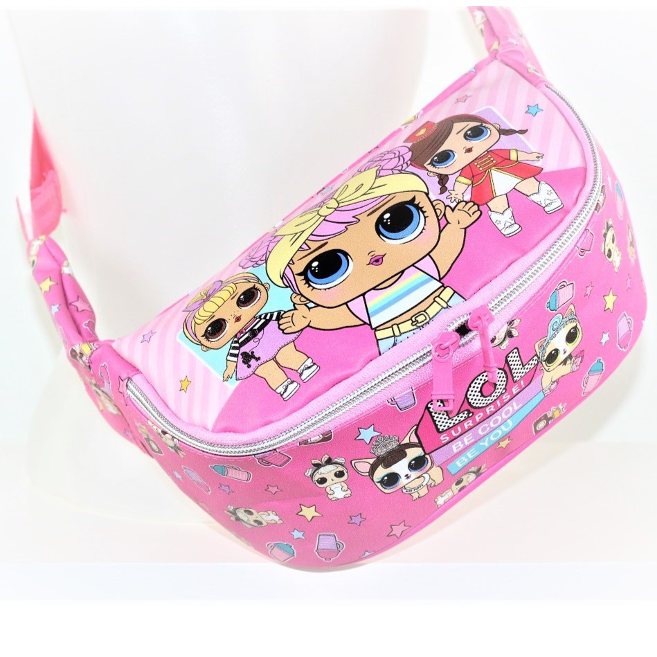 PA TAS PINNGANG ORIGINAL ANAK FASHION MURAH / WAIST BAG 9037 KARAKTER IMPORT TERMURAH - TA048