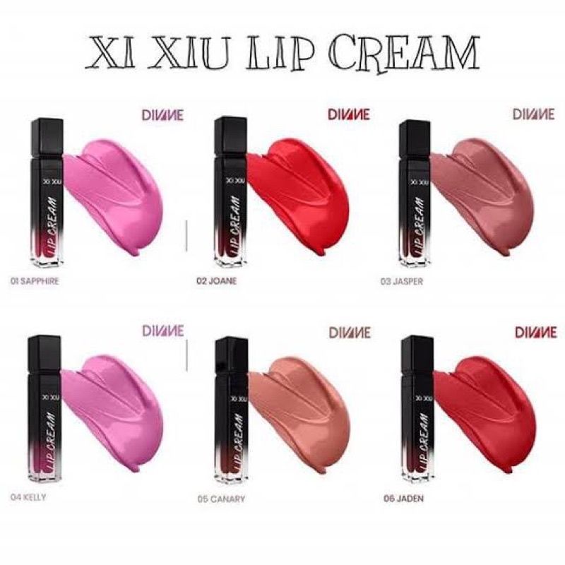 XI XIU LIP CREAM Light Pigmented Matte ~ Lipcream xi xiu