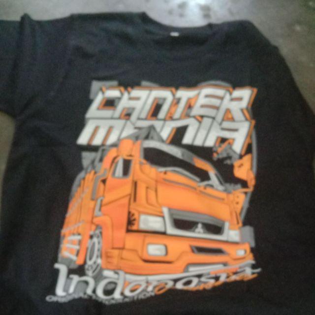 Kaos T-shirt Karakter Truck New Edition Canter Gs Apparel Baju Distro Mbois Love T-shirt Unisex New