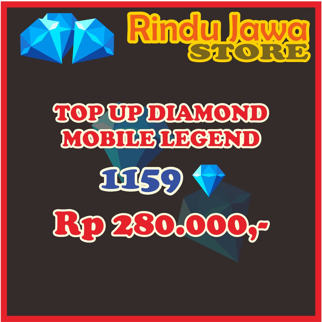 2010 DIAMOND MOBILE LEGEND TERMURAH LEGAL 100 Terlaris Shopee