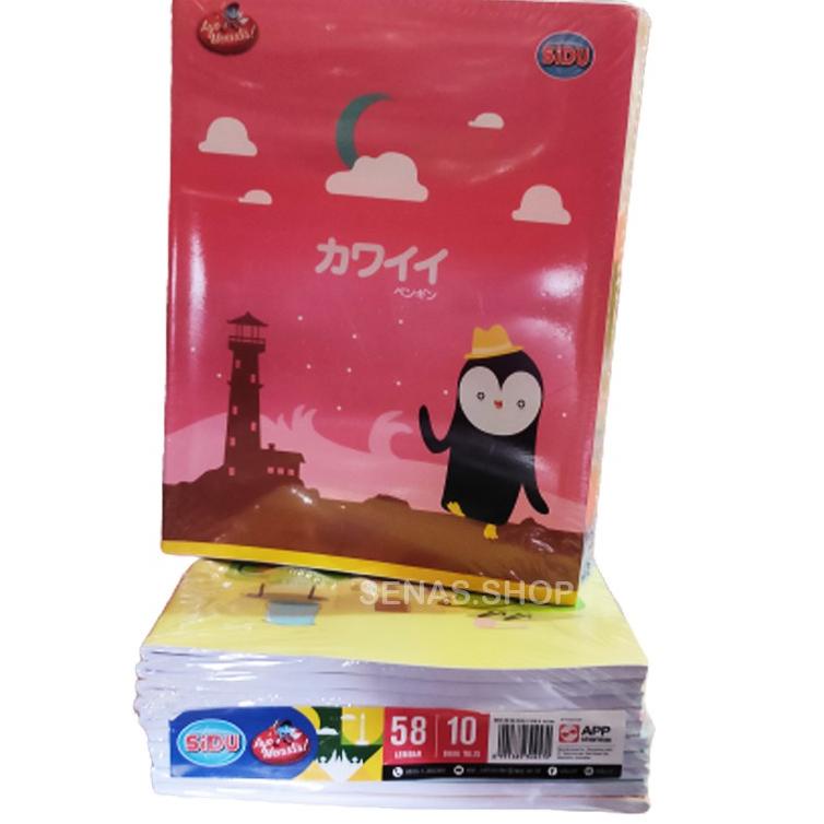 

Paling Disukai.. Grosir Buku Sidu 58 Lembar [1 Pack Isi 10] Buku Tulis Sidu 58 Lembar Isi 10 Buku