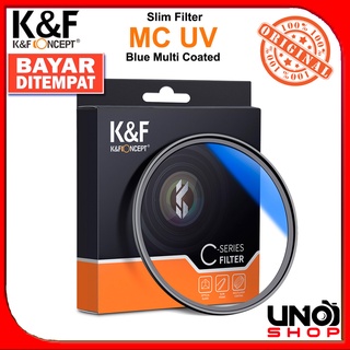 K&F Concept MC UV Filter 40.5mm 49mm 52mm 55mm 58mm 62mm 67mm 72mm 77mm Blue Coating KNF Multi Coated
