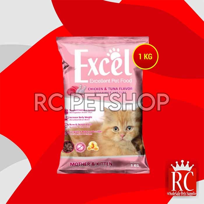 Makanan Kucing Excel Cat Food 1 KG