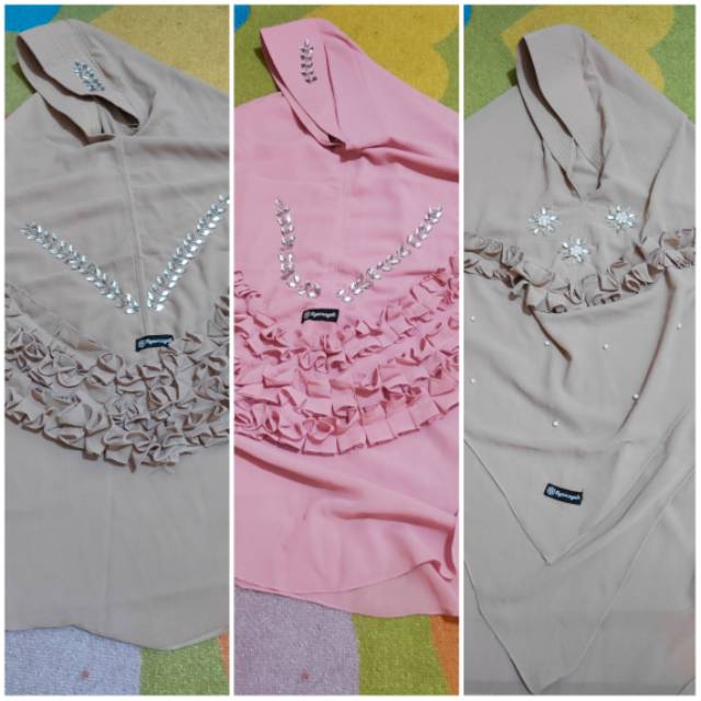 jilbab instan jilbab mewah ceruti baby doll