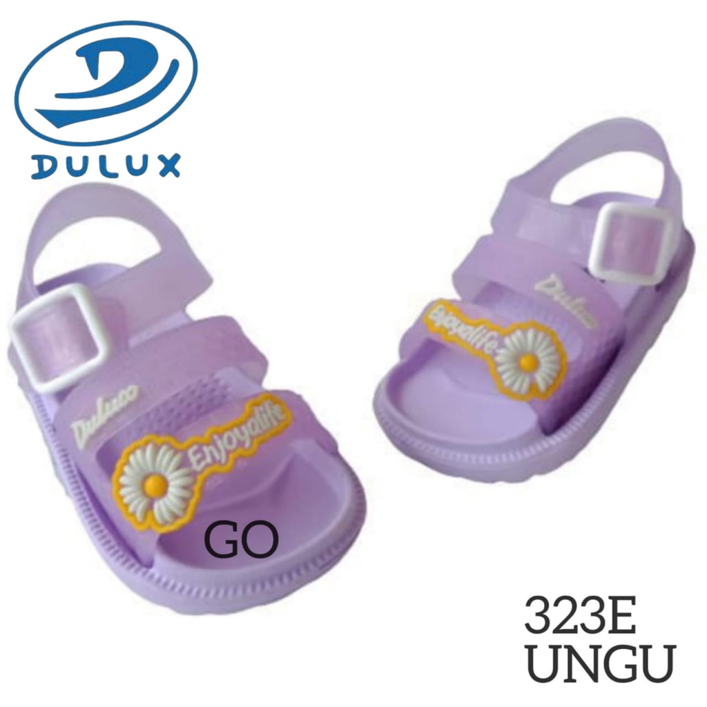 sogo DULUX 323E Sandal Anak Perempuan Tali Belakang Ban2 Flower Anak Sandal Bayi Lucu