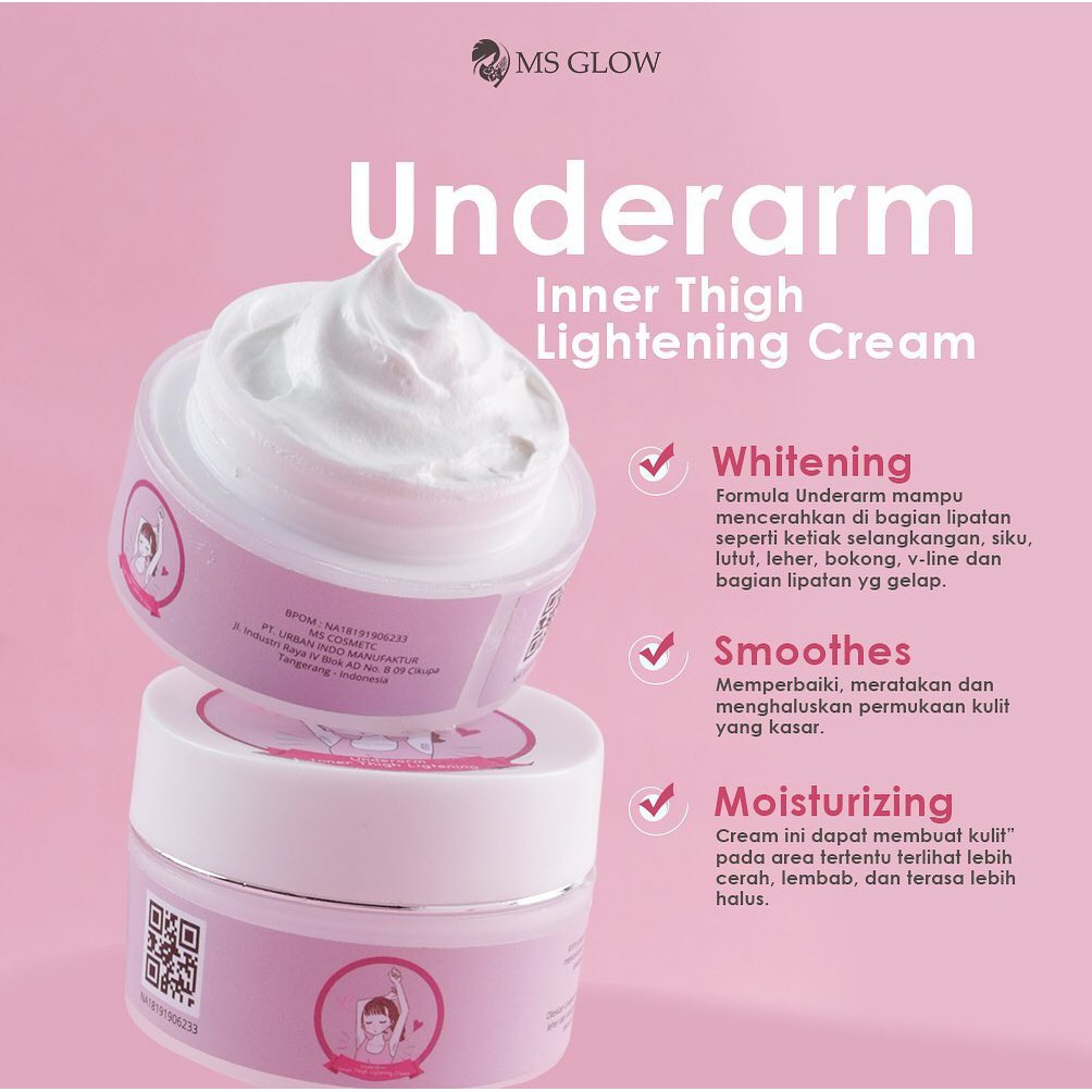 UNDERARM / UNDER ARM MS GLOW ORI ( PEMUTIH KETIAK / PEMUTIH SELANGKANGAN )