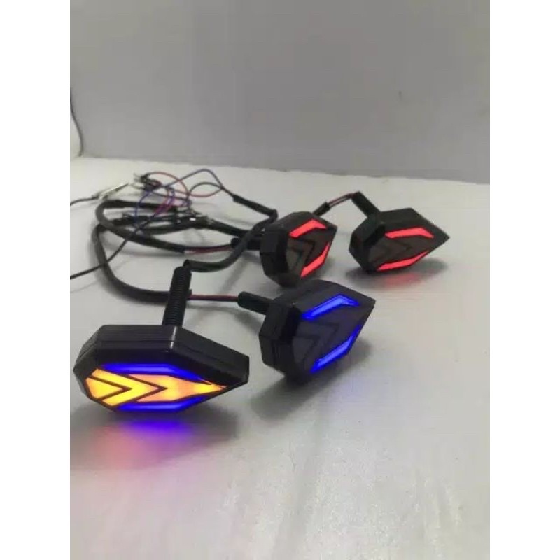 Sen tempel fairing LED TRANFORMER bisa untuk ninja vixion r15 R25 cb150 cbr