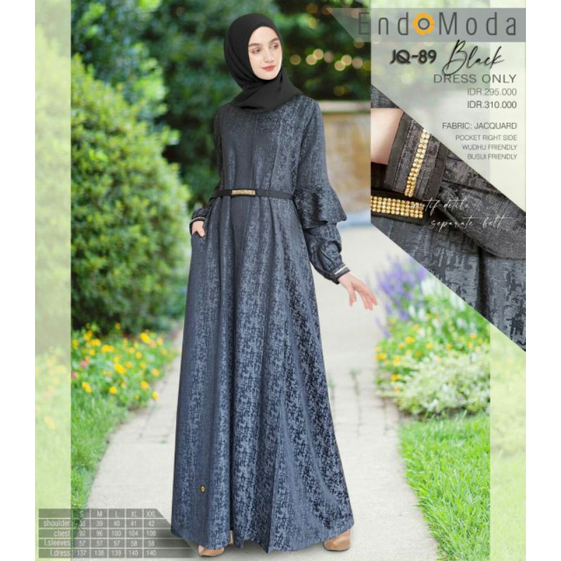 ENDOMODA DRESS JQ 89 (DRESS ONLY) [TERLARIS] BISA BAYAR DI TEMPAT/COD BAYAR DI TEMPAT