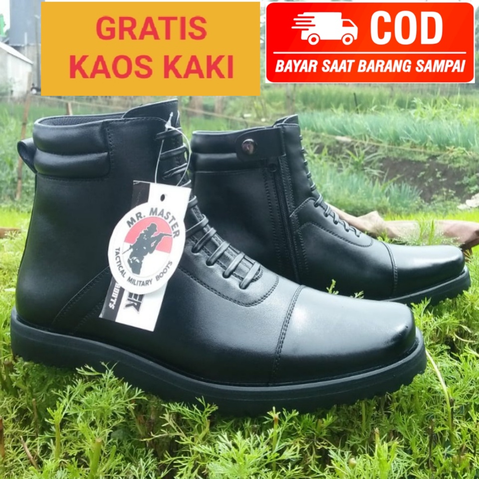 Sepatu Pdh Pria Kulit Sapi Asli Sepatu PDH Tni Polri Security Satpam Sepatu Kantor Pria Wanita