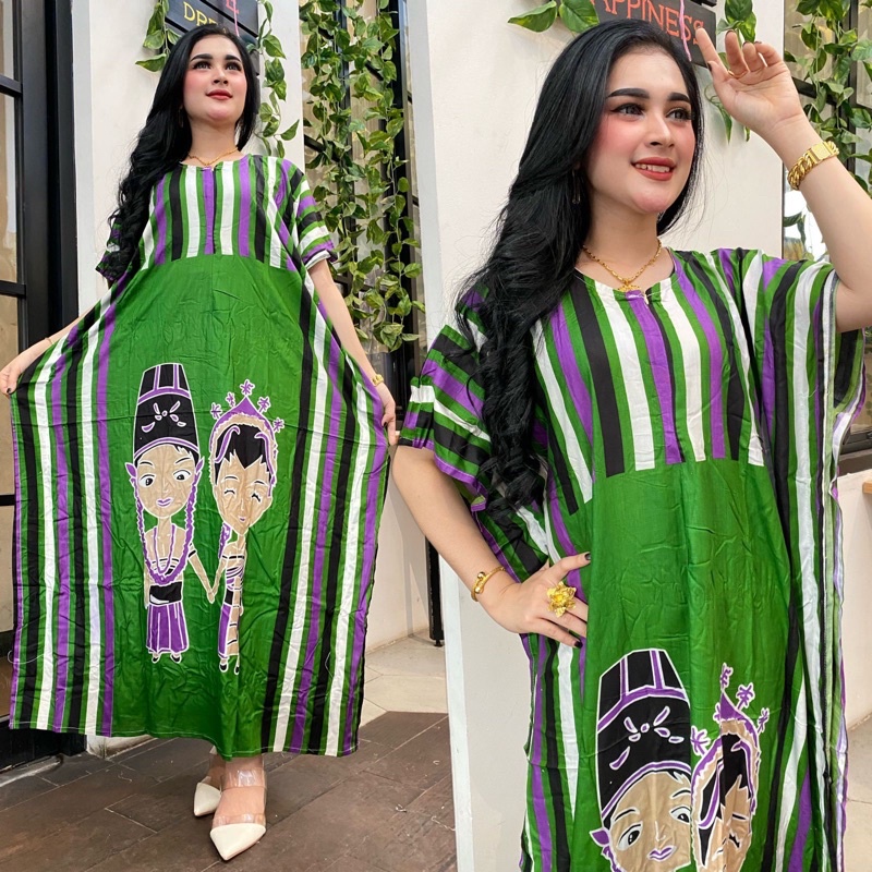 longdress lowo kaftan baju lebaran