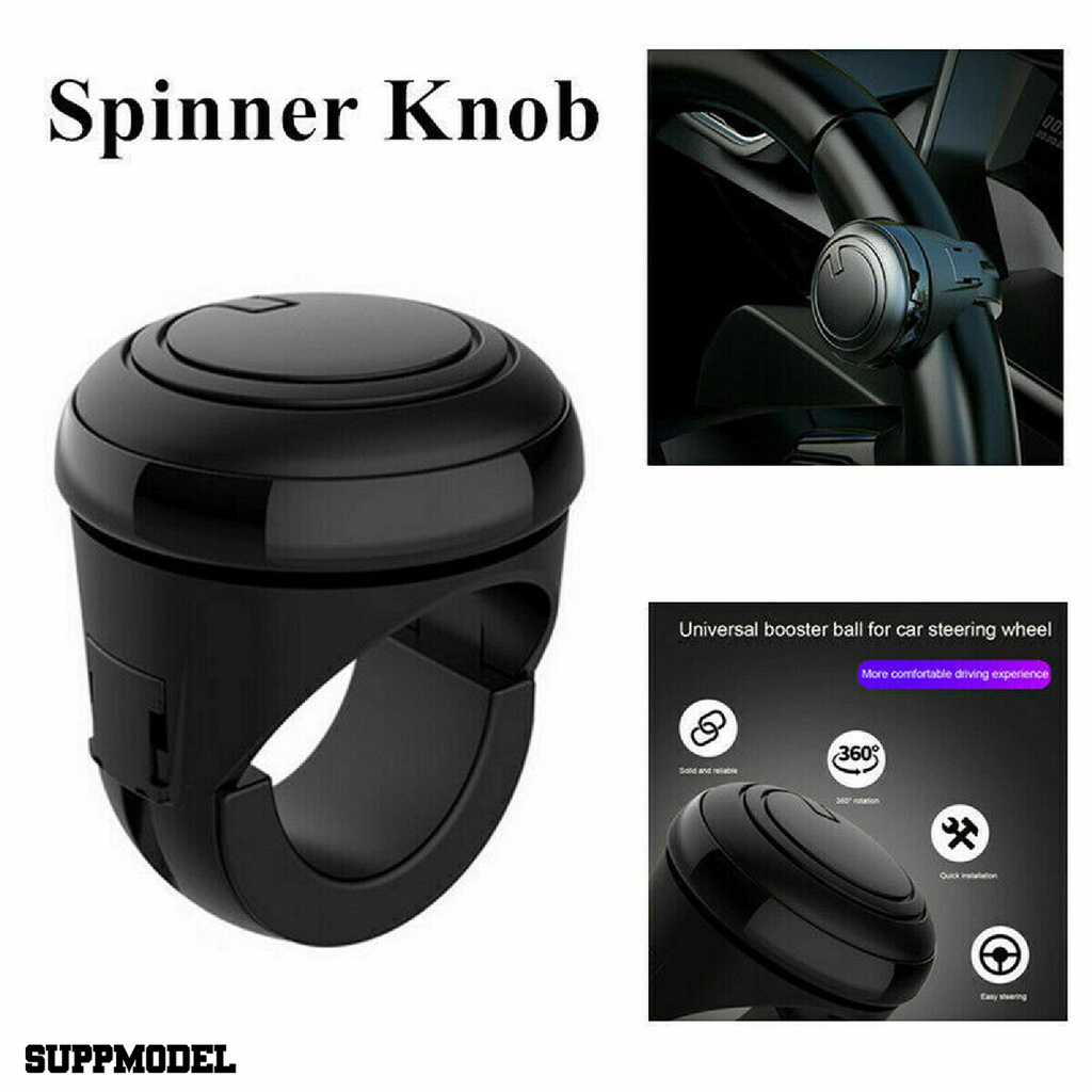 S Model Knob Spinner Dinamis Bahan Metal Untuk Stir Mobil