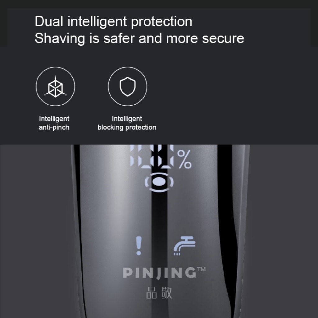 PINJING 3D IPX7 Waterproof Smart Shaver ES3 - Alat Cukur Elektrik