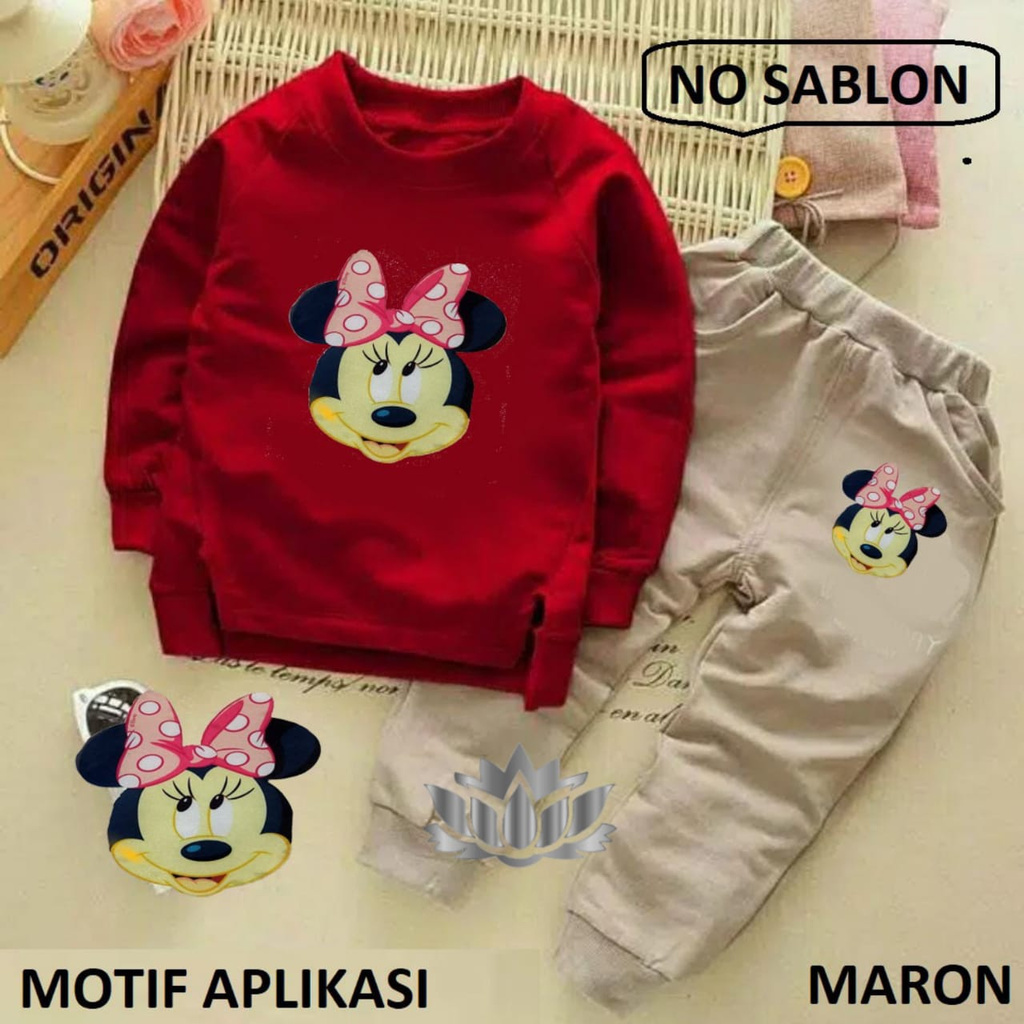 VGN SETELAN MICKEY BUCK / SETELAN SWEATER ANAK / FASHION ANAK/ PAKAIAN ANAK / SETELAN ANAK TERMURAH