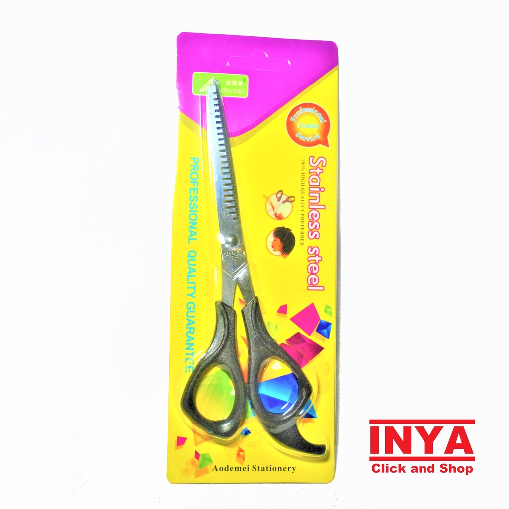 GUNTING SASAK AODEMEI HIGH QUALITY STAINLESS THINNING SHEARS SCISSORS