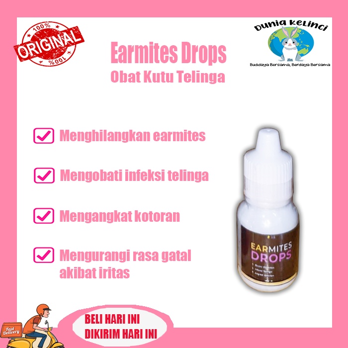 obat tetes kutu telinga kucing earmites drops infeksi gatal