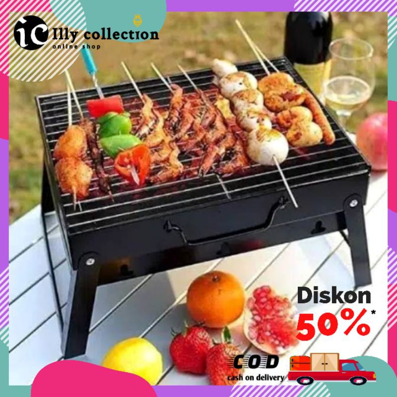 Panggangan Lipat Portable BBQ Grill