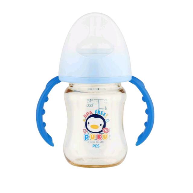 Puku baby PES training bottle wide neck 140ml wideneck botol susu