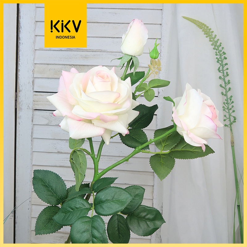 KKV - Sladko Rosa Multiflora Bunga Mawar Tanaman Artifisial