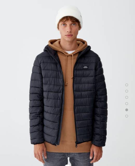puffer jacket with hoodie