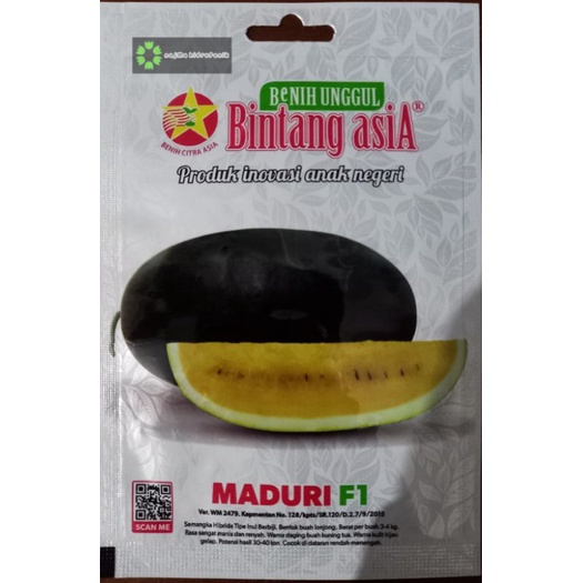 Benih/bibit Semangka Maduri Pouch (Bintang Asia)