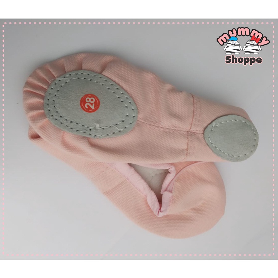 sepatu balet anak bahan kanvas sepatu menari ballet