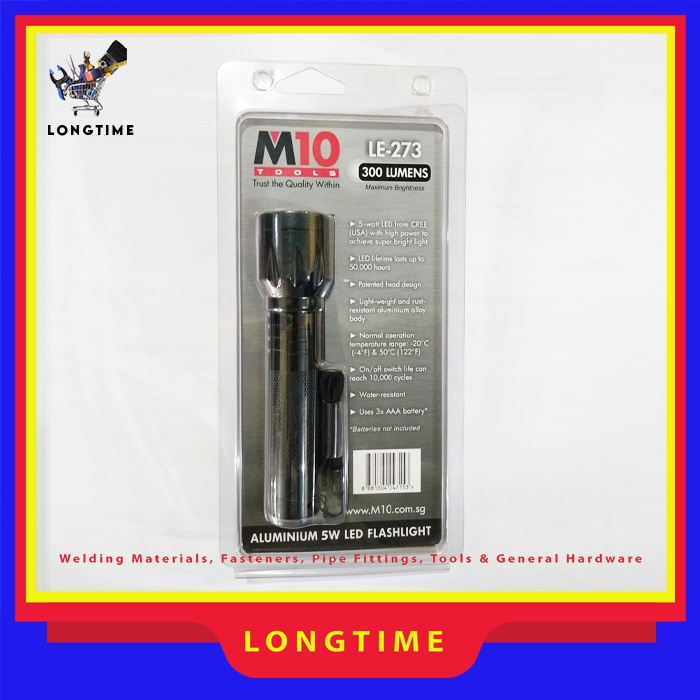 Senter LE 273 M10 dengan 3 LED Torch Senter