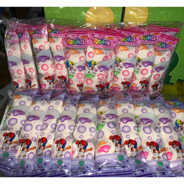 Youka Marshmallow bulat isi 20 sachet