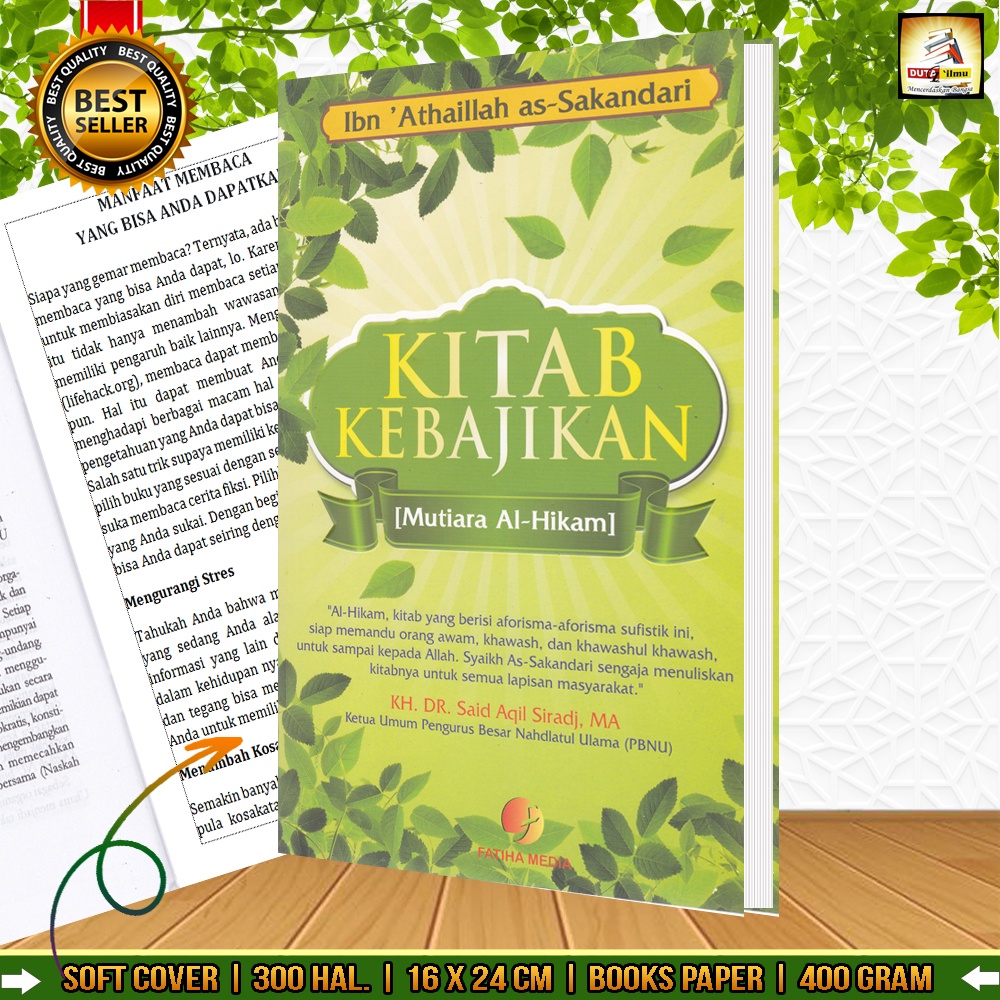 KITAB KEBAJIKAN | Terjemah Kitab AL HIKAM Ibnu Athaillah